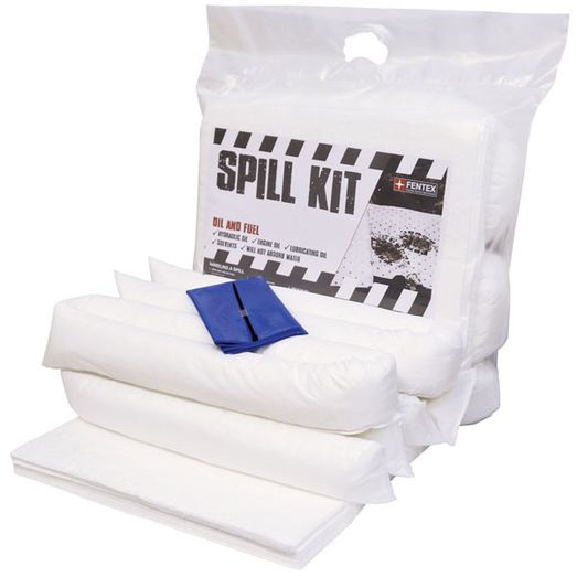 Fentex Oil And Fuel Spill Kit 40Ltr White