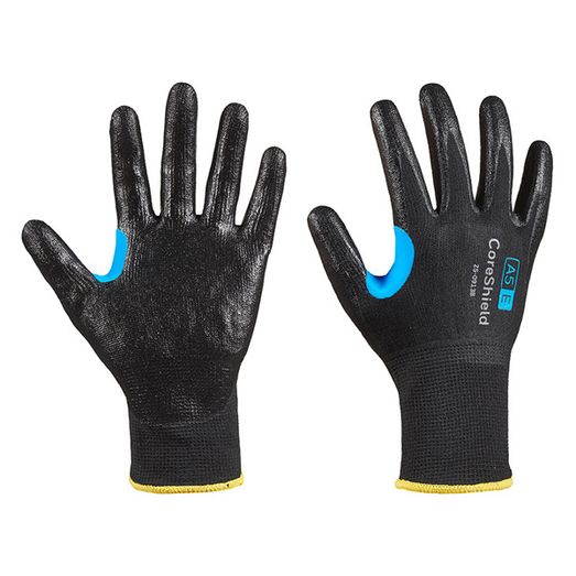 Honeywell Coreshield Smooth Nitrile Cut E Gloves Black