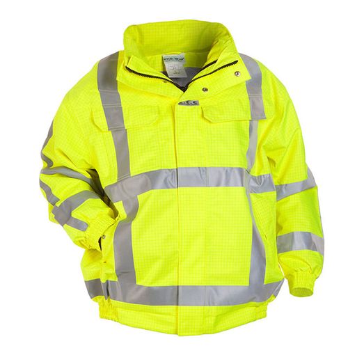 Hydrowear Moers Multi Sns Fire Retardant Hi-Vis Anti-Static Pilot Jacket Saturn Yellow