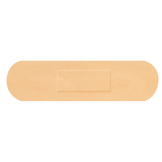 Hygioplast Waterproof Medium Strip Plasters 100 Flesh (100 Pack)