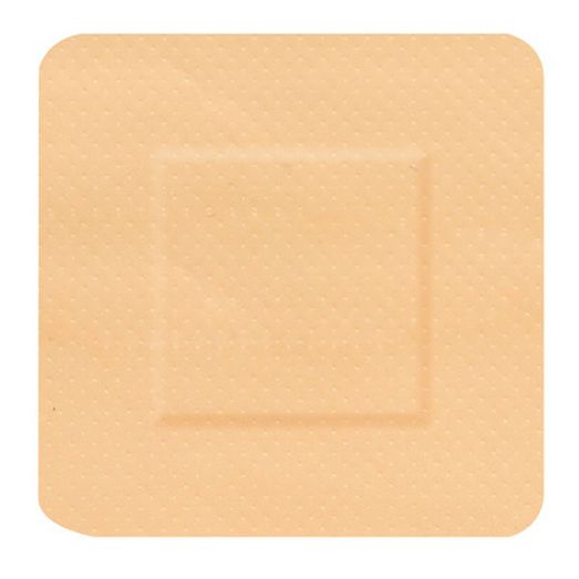 Hygioplast Waterproof Square Plasters 100 Flesh (100 Pack)