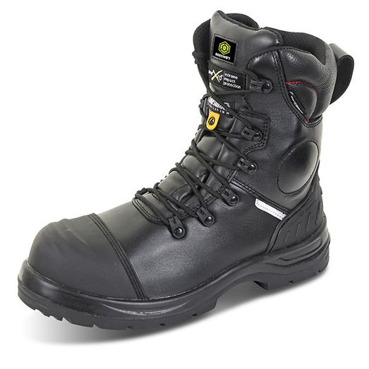 Beeswift Trencher Plus Side Zip Safety Boot Black
