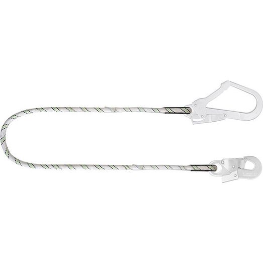 Kratos 1M Restraint Kernmantle Rope Lanyard White/Green