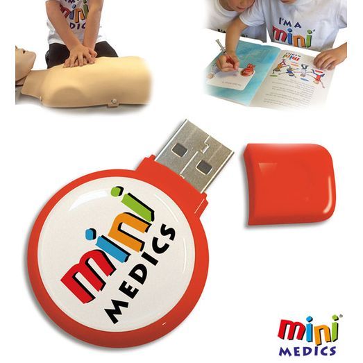 Mini Medics Usb First Aid Training Package For Kids Red