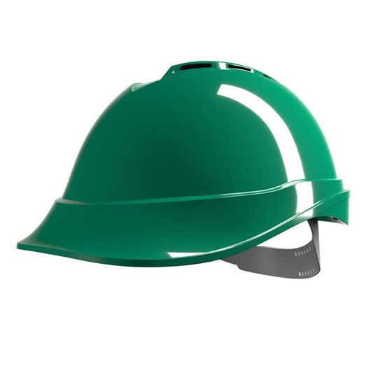 MSA V-Gard 200 Vented Safety Helmet Green