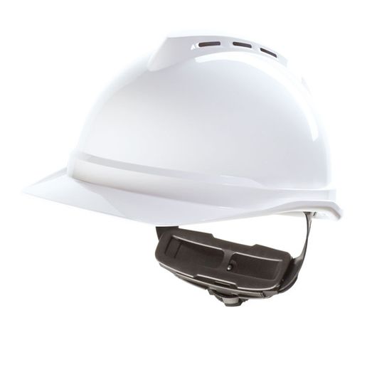 MSA V-Gard 500 Vented Safety Helmet White