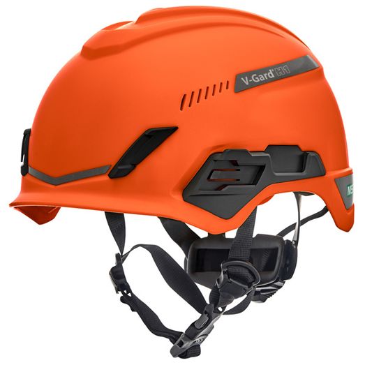 MSA V-Gard H1 Tri-Vented Safety Helmet Orange