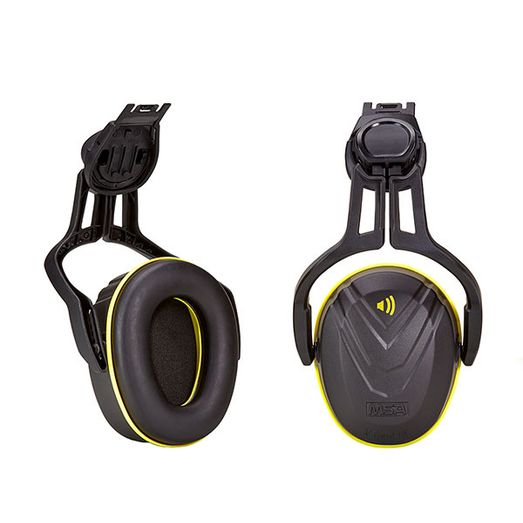 MSA V-Gard Helmet Mounted Ear Defenders Snr32 Yellow