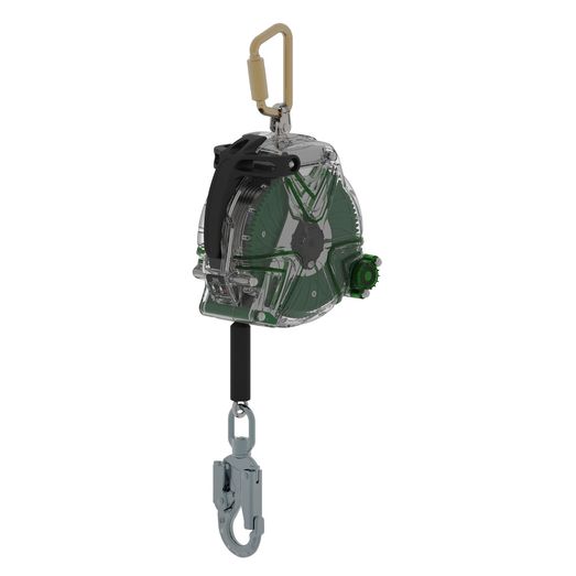 MSA V-Tec Self Retracting Lifeline 15M Galvanised Cable Chrome