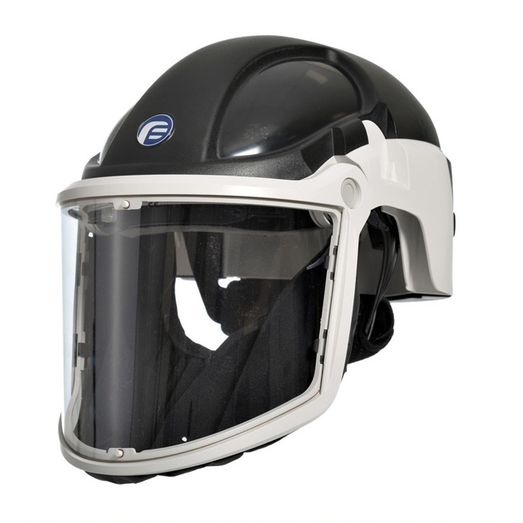 Pureflo Papr With Face Shield And Hard Hat Black
