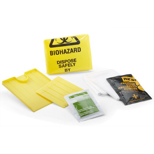 Response Body Fluid Clean Up Kit Yellow