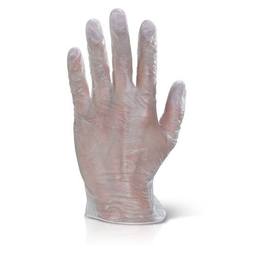 Beeswift Vinyl Disposable Examination Gloves Clear (1000 Pack)