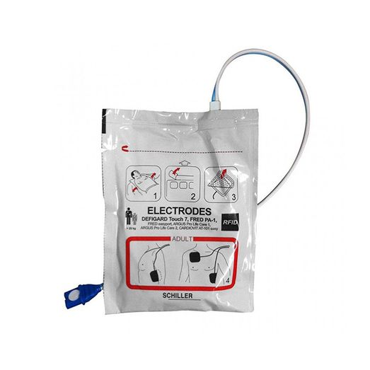 Schiller Fred Pa-1 Defibrillator Replacement Pads White (1 Pair)