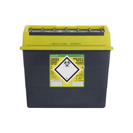 Sharpsafe Sharps Bin 30Ltr Yellow