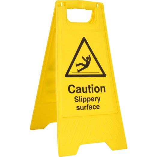 Slippery Surface A Board Yellow