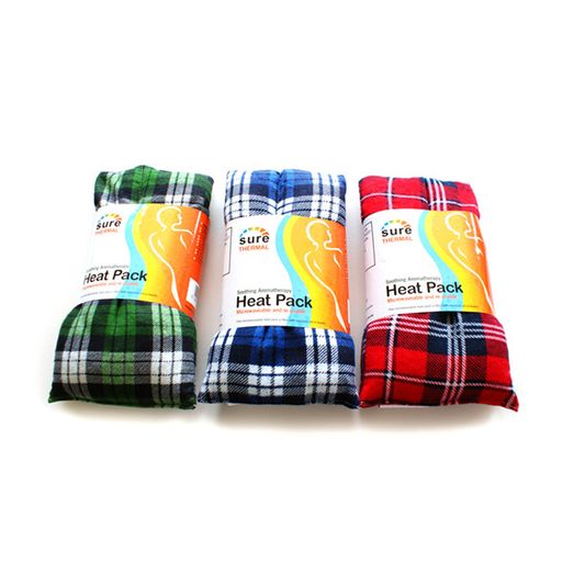 Sure Thermal Heat Pack Tartan Assorted Blue (6 Pack)