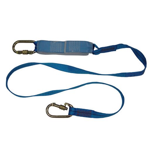 Kratos Tractel Webbing Lanyard 2 Metre Blue