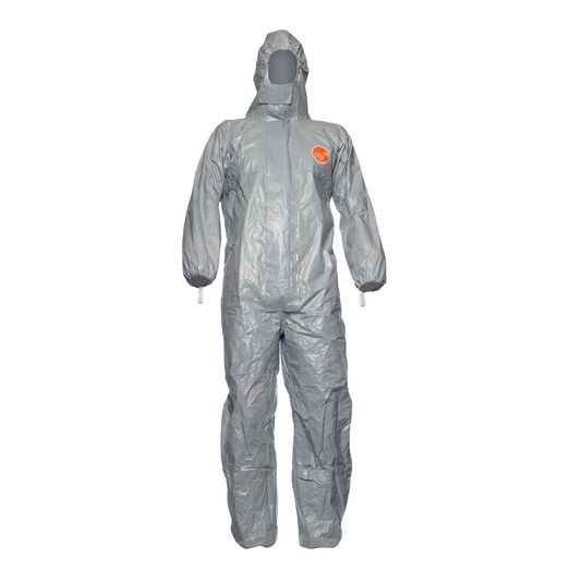 DuPont Tychem® 6000F Hooded Disposable Coverall Grey