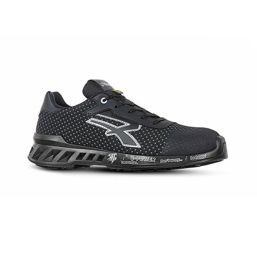 Upower Logan Light Safety Shoes ESD Black