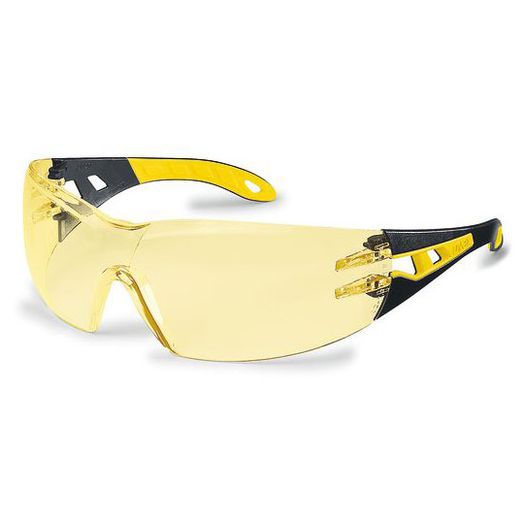 Uvex Pheos Safety Glasses Amber