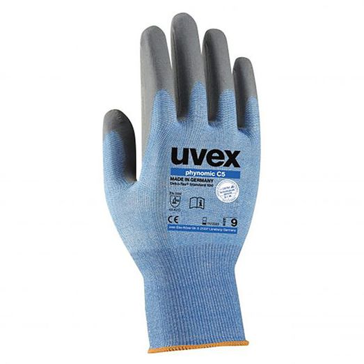Uvex Phynomic C5 Glove Blue (10 Pack)