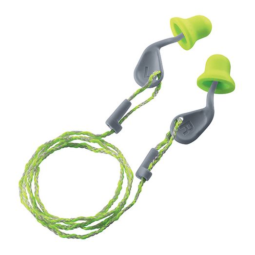 Uvex Xact-Fit Corded Ear Plugs Green (50 Pack)
