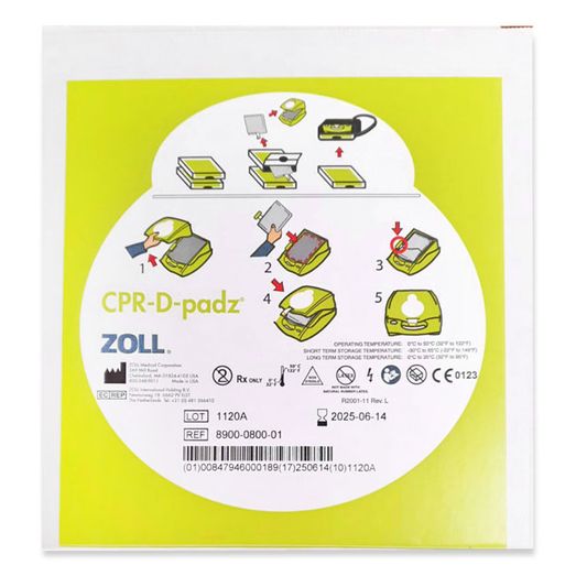 Zoll Defibrillator Cpr-D Padz White (1 Pair)