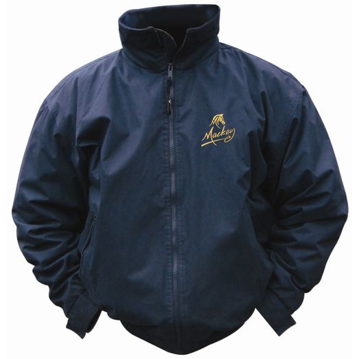 Mackey Blouson Jacket with Logo Navy Child