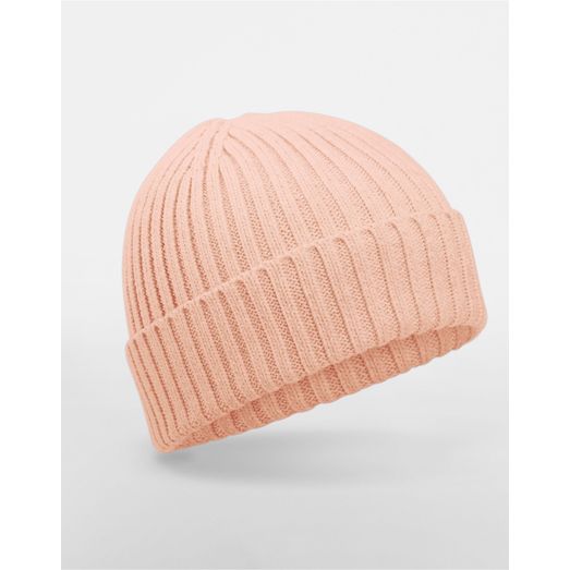 Beechfield Organic Cotton Kids Beanie Peach
