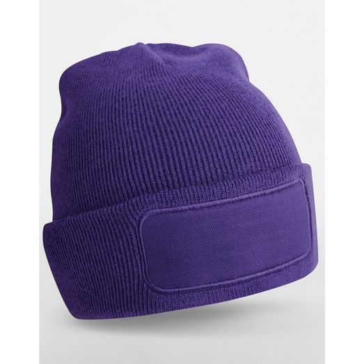 Beechfield Original Patch Beanie Purple