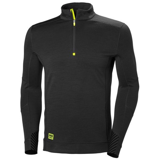 Helly Hansen LIFA Base Layer Half Zip Black