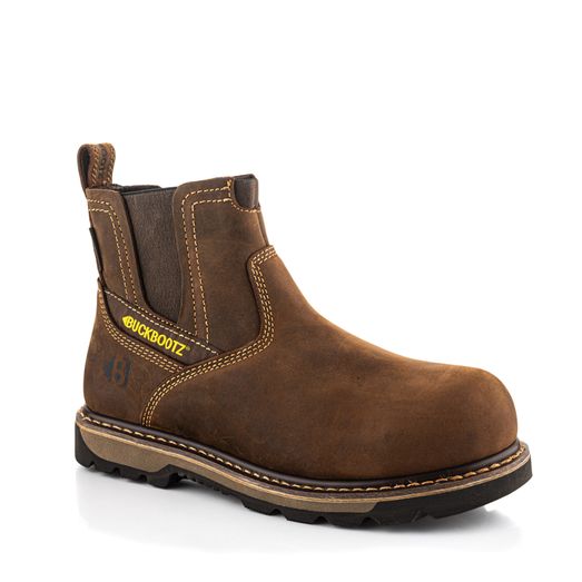 Buckler Buckbootz B1180 Hard as Nails Safety Dealer Boot (Dark Brown Crazy Horse)