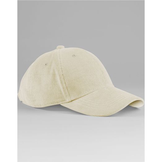 Beechfield EarthAware® Organic Cord Baseball Cap Stone