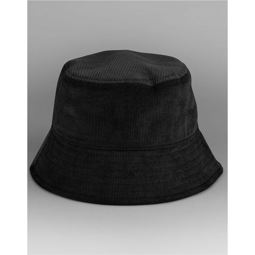 Beechfield EarthAware® Organic Cord Bucket Hat Black