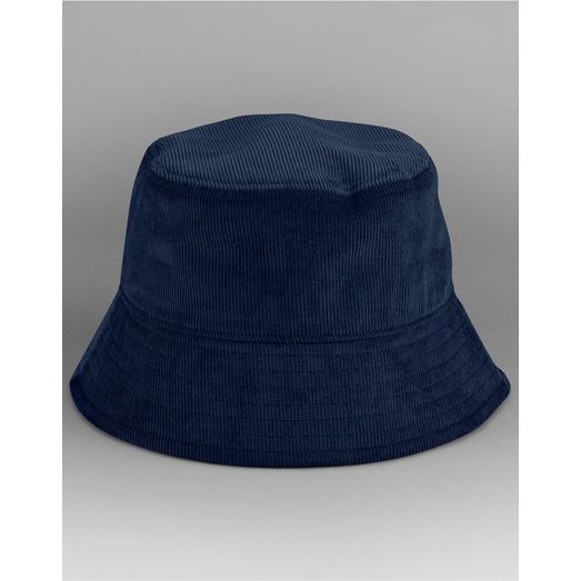 Beechfield EarthAware® Organic Cord Bucket Hat Oxford Navy