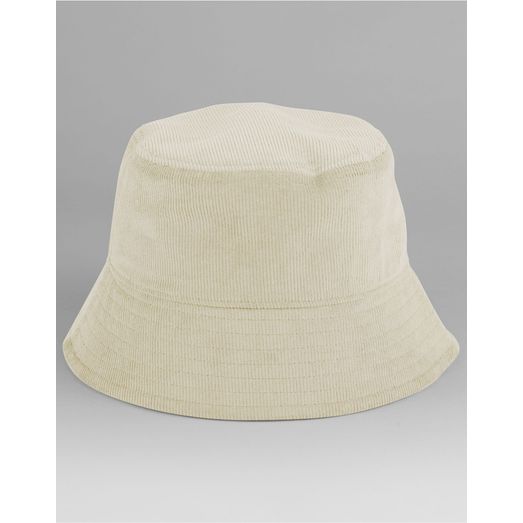 Beechfield EarthAware® Organic Cord Bucket Hat Stone