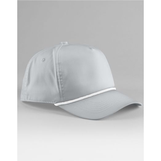 Beechfield Rope Detail Golf Cap Light Grey/White