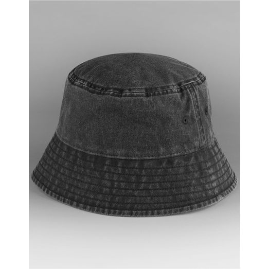 Beechfield Vintage Bucket Hat Vintage Black