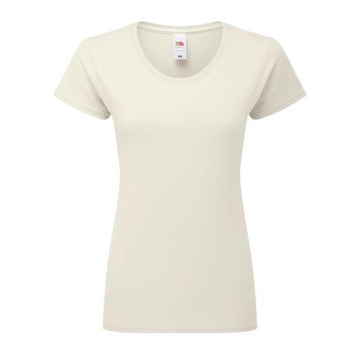 Fruit Of The Loom Ladies' Iconic 195 Ring Spun Premium T Natural