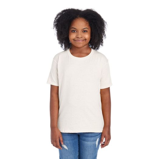 Jerzees Eco Youth Premium Organic T Natural