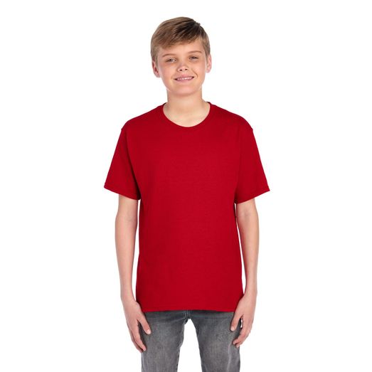 Jerzees Eco Youth Premium Organic T True Red