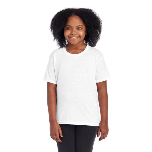 Jerzees Eco Youth Premium Organic T White