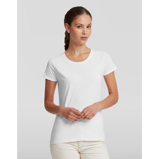 Russell Ladies' Authentic Classic T White