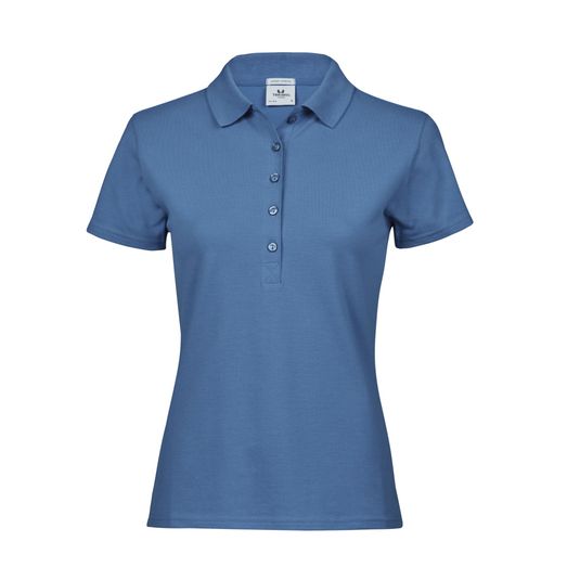 Tee Jays Ladies' Luxury Stretch Polo Ocean Blue