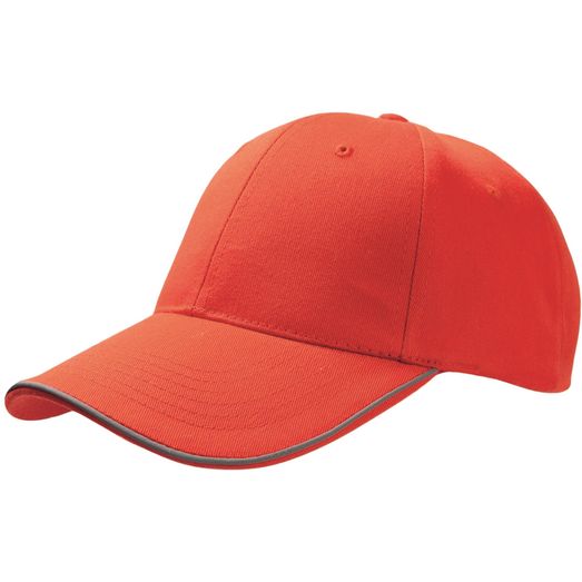 Atlantis Reflect 6 Panel Reflective Piping Baseball Cap