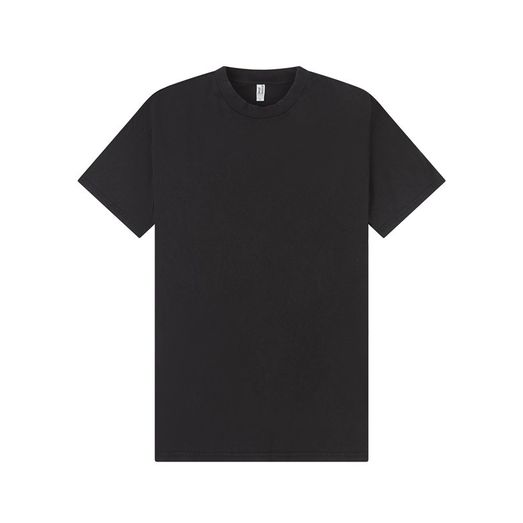 Casual Classics Ringspun Combed 180 Acid Wash Oversize Extended Neck T-Shirt - Acid Black