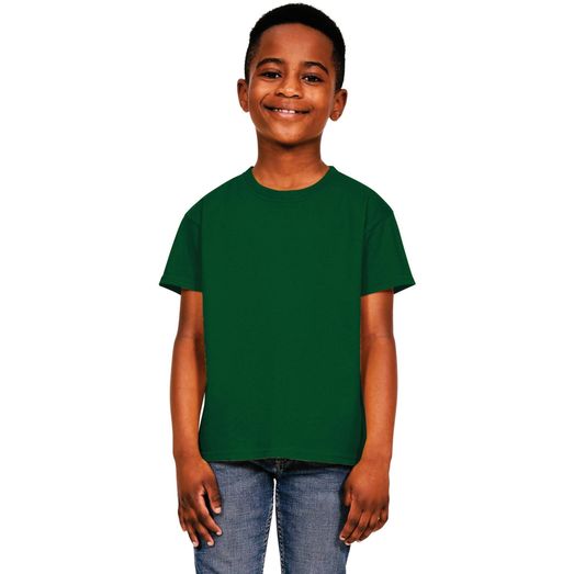 Casual Classics Ringspun Youth Classic T-Shirt 150 - Forest Green