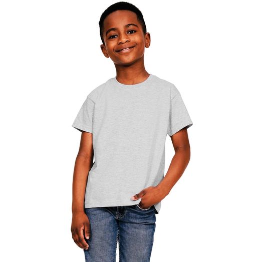 Casual Classics Ringspun Youth Classic T-Shirt 150 - Heather Grey