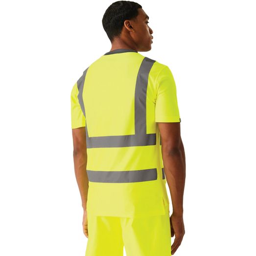 Regatta Professional Pro Contract Hi Vis T-Shirt - Yellow