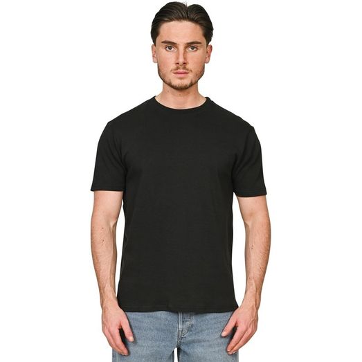 Casual Classics Ringspun Combed 240 Slim Interlock T-Shirt - Black